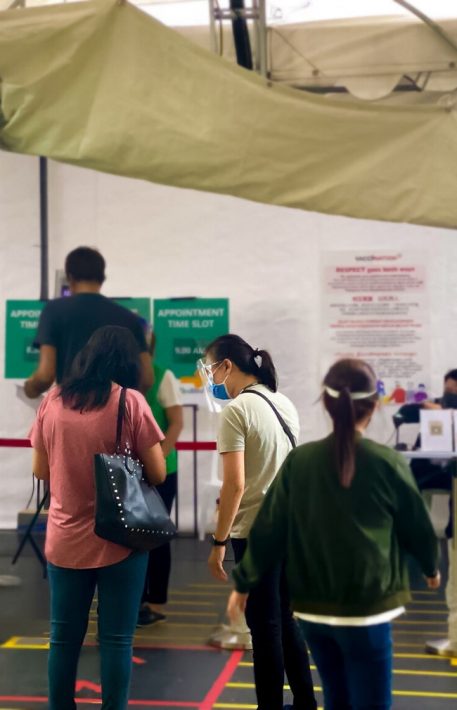Healthcare Volunteer at Sengkang Vaccination Centre